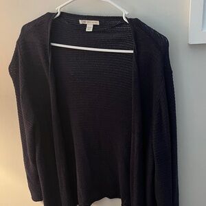 Cato Navy Open-Front Cardigan